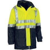 Rainwear - 4 in 1 HiVis 2-Tone Breathable Jacket with Vest & R/T