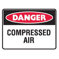 DANGER COMPRESSED AIR - Sign