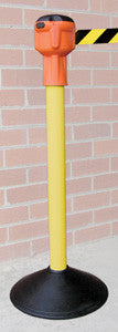 Skipper UPVC Post With Rubber Base - Yellow