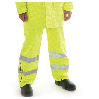 Rainwear - HiVis Breathable Anti-Static Trousers with 3M Reflective Tape