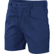 Cotton Drill Shorts with Belt Loops