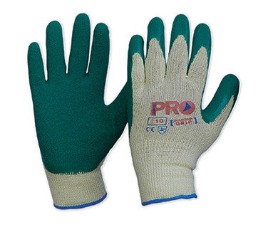 Poly/Cotton knitted gloves latex dipped palm/fingers