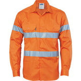 HiVis Drill Shirt with 3M R/Tape - long sleeve