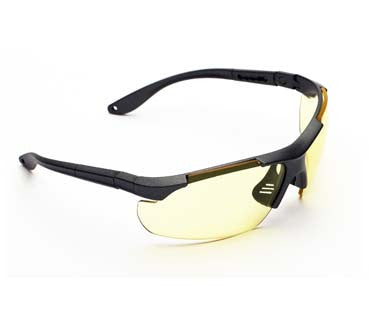 Typhoon Safety Glasses - Fully Adjustable Frame - Amber