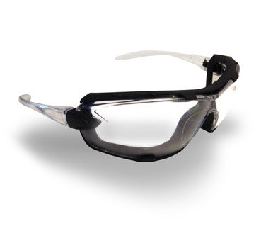 Ambush Foam Padded Safety Glasses - Clear