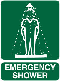 EMERGENCY SHOWER - Sign