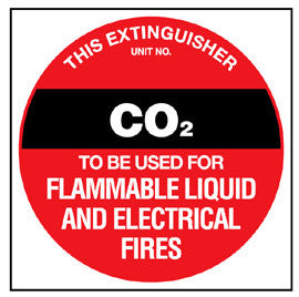 CO2 EXTINGUISHER - POLY 200mm DIA