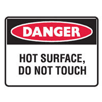 HOT SURFACE DO NOT TOUCH - 5PKT SELF ADHESIVE