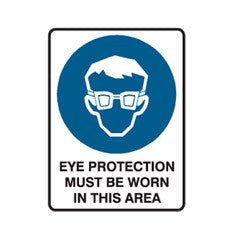 Eye Protection Must Be Worn In This Area