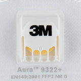 3M™ Particulate Respirator 9322+P2, 10/Box
