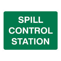 SPILL CONTROL STATION - Sign