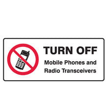 TURN OFF MOBILE PHONES AND RADIO RECEIVERS -Poly